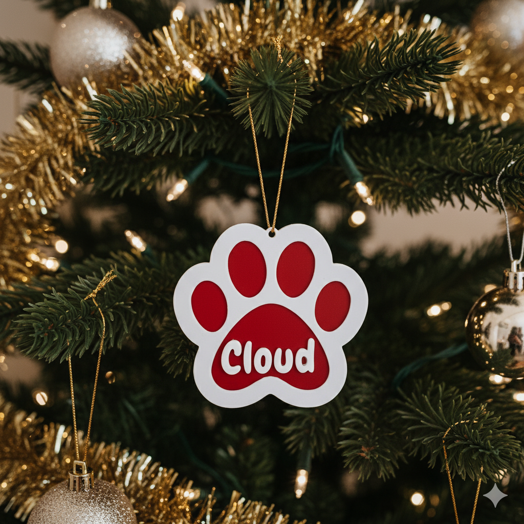 Custom Name Christmas Ornaments