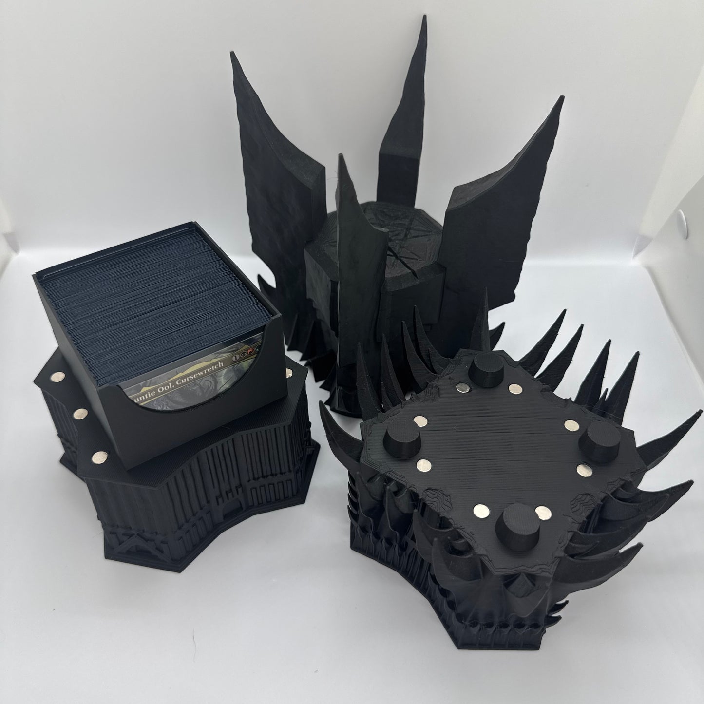 Orthanc Tower Deck Box | Fits 100 Double Sleeved Cards