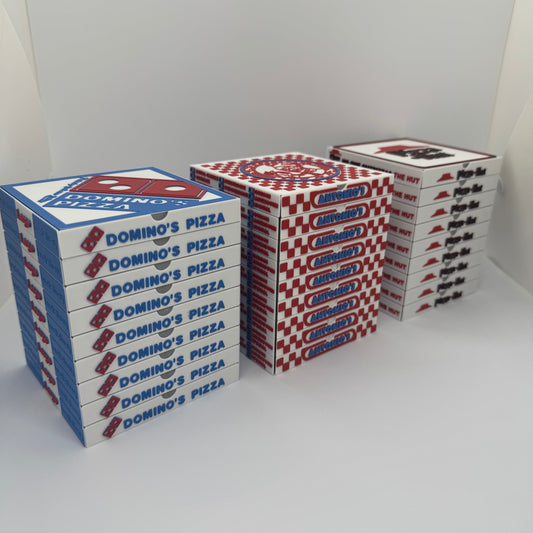 Pizza Stack Deck Box | Fits 100 Double Sleeved Cards